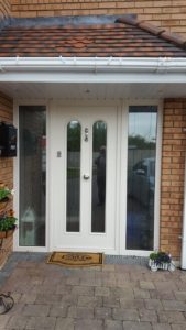 Palladio White Door Dublin With Glass Panels